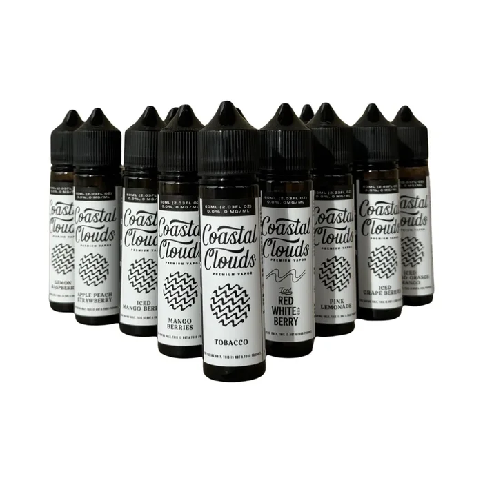 Coastal Clouds – 0% Vape Juice – 60 ml