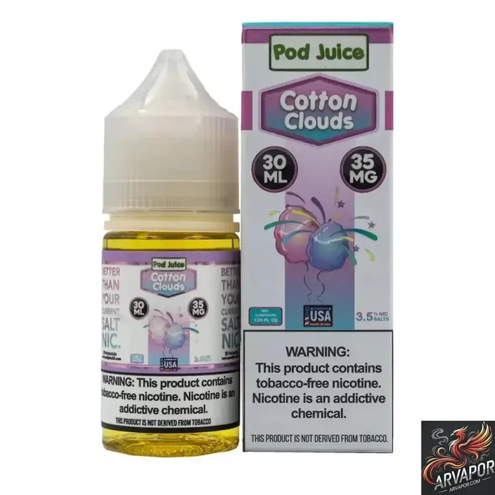 Cotton Clouds – POD Juice Synthetic Nic Salt 10mg/30mL
