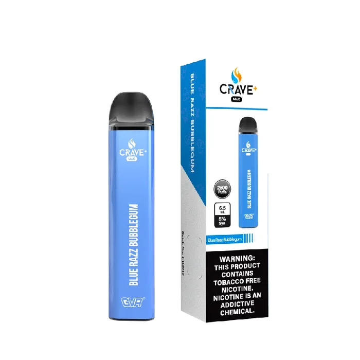 Crave Max 2500 – Blue Razz Bubblegum