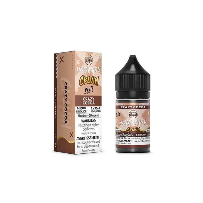 Crazy Cocoa Salt by Flavour Beast E-Liquid Unleashed Cravin (AB)