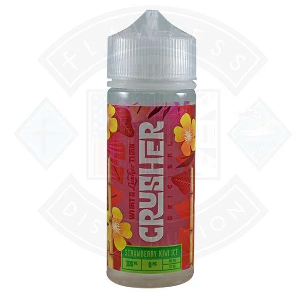 Crusher Strawberry Kiwi Ice 100ml 0mg (New Look)