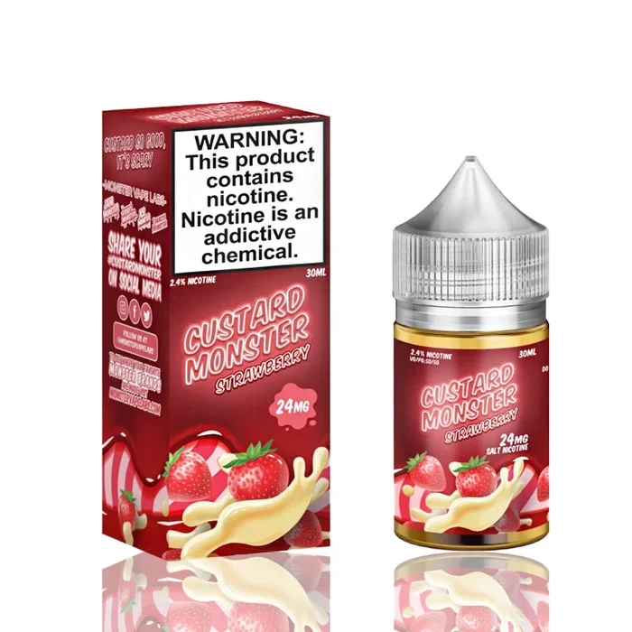 Custard Monster Strawberry Salt Nic | $10.99