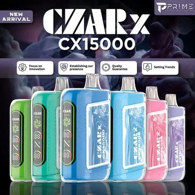 CZARx CX15000 Disposable Vape 5% Nic