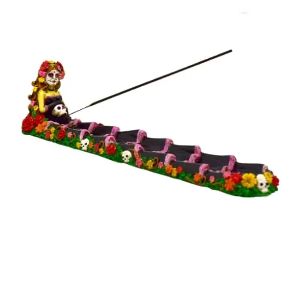 Day Of The Dead Incense Burner 12 “