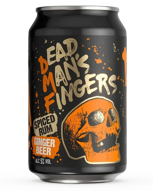 Dead Man’s Fingers Spiced Rum with Ginger Beer, 330 ml bottle