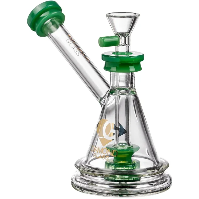 Diamond Glass Gavel Hammer Bubbler