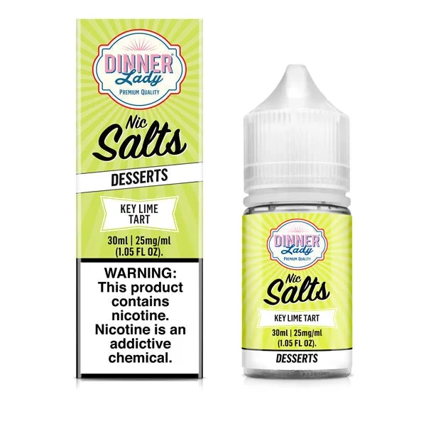 Dinner Lady Key Lime Tart TFN 30mL Salt Nicotine Vape Juice
