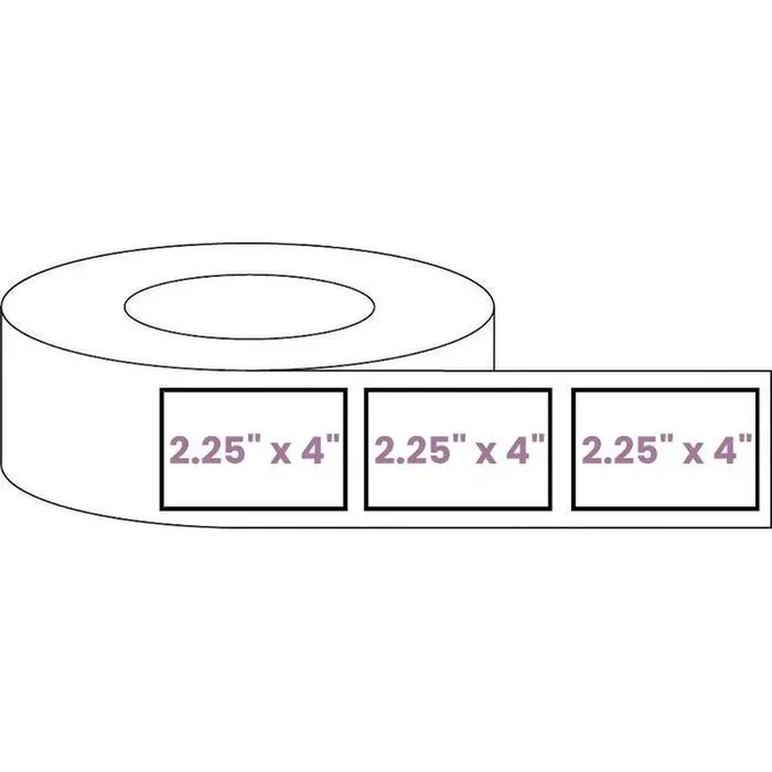 Direct Thermal Labels – Metrc Label- 2.25 ” x 4 ” – 1 ” Core / 4 ” Outer Diameter (390 Per Roll)