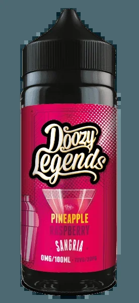 Doozy Legends Pineapple Raspberry Sangria 100ml E-Liquid Shortfill