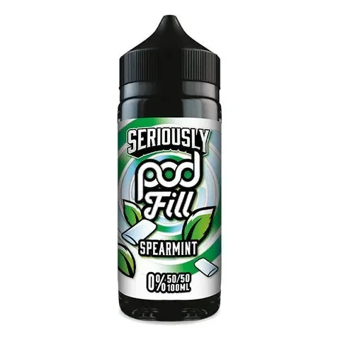 Doozy Seriously Pod Fill Spearmint 100ml Shortfill