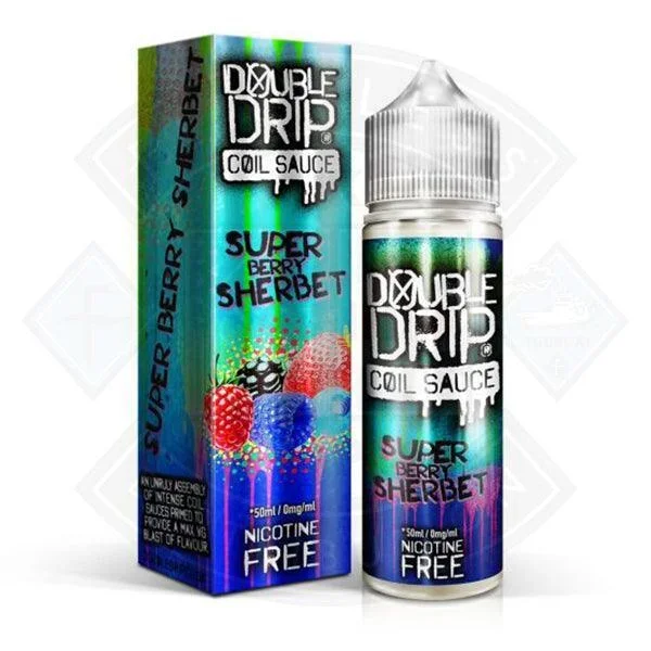 Double Drip Super Berry Sherbet 0mg 50ml Shortfill E-liquid