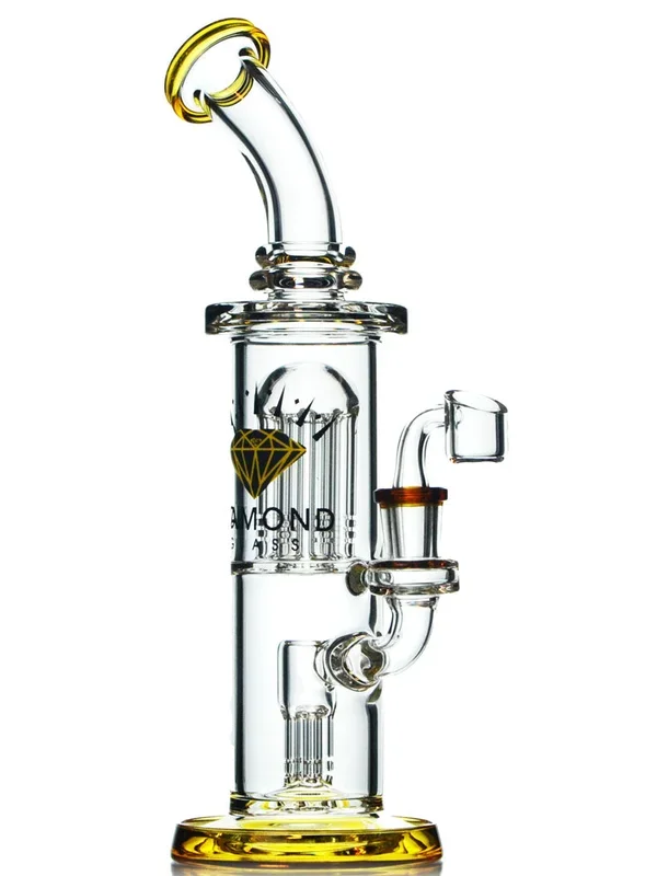 Double Perc Dab Rig by Diamond