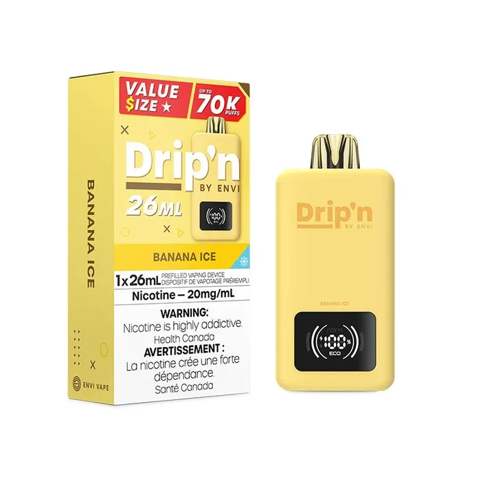 Drip’n by Envi 26ML Disposable – Banana Ice