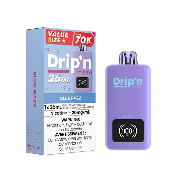 Drip’n by Envi 26ML Disposable – Blue Razz