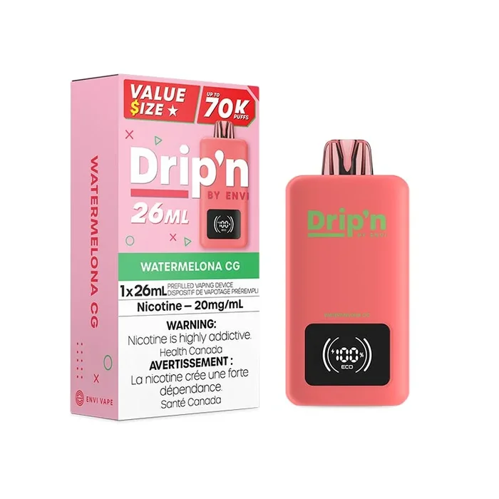 Drip’n by Envi 26ML Disposable – Watermelona CG (MB)