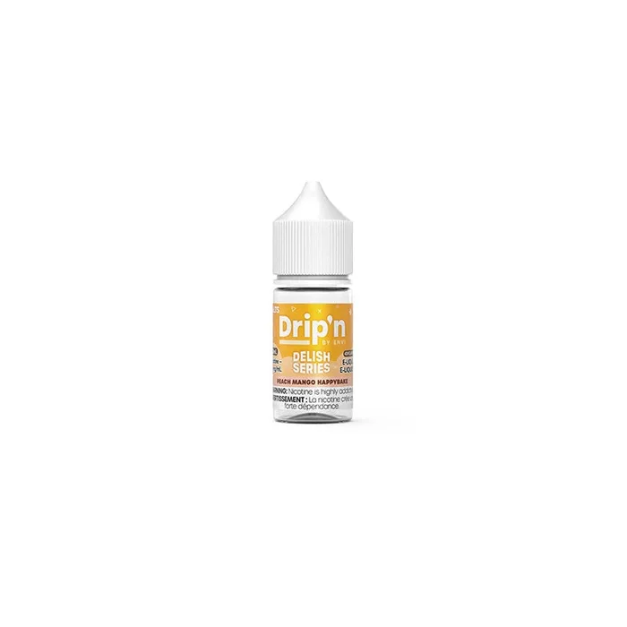 Drip’n by Envi Delish Salt Juice – Peach Mango Happybake (ON)