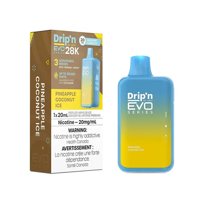 Drip’n by Envi EVO Series 28K Disposable – Pineapple Coconut lce
