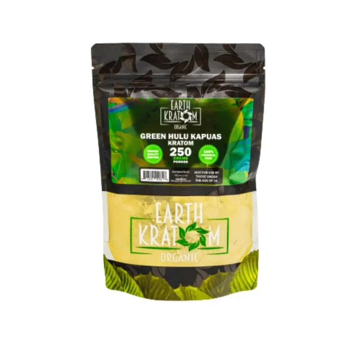 Earth Kratom Green Hulu Kapuas – 250g Kratom Powder