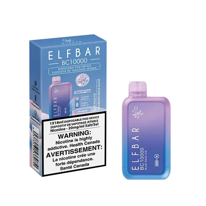 ELF Bar BC10000 Disposable Vape – Blue Razz Ice (ON)