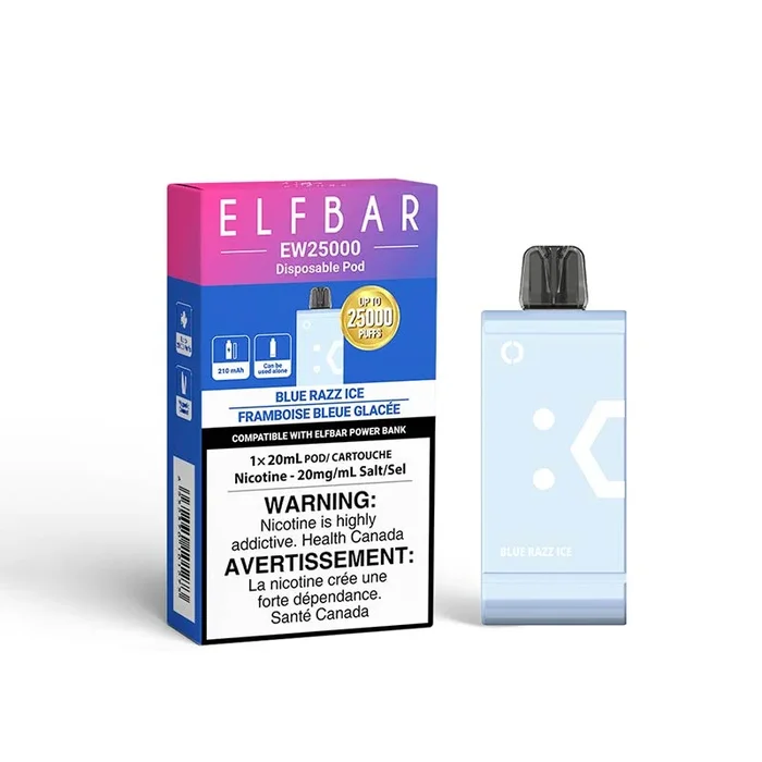 ELF Bar EW25K Disposable Pod – Blue Razz Ice