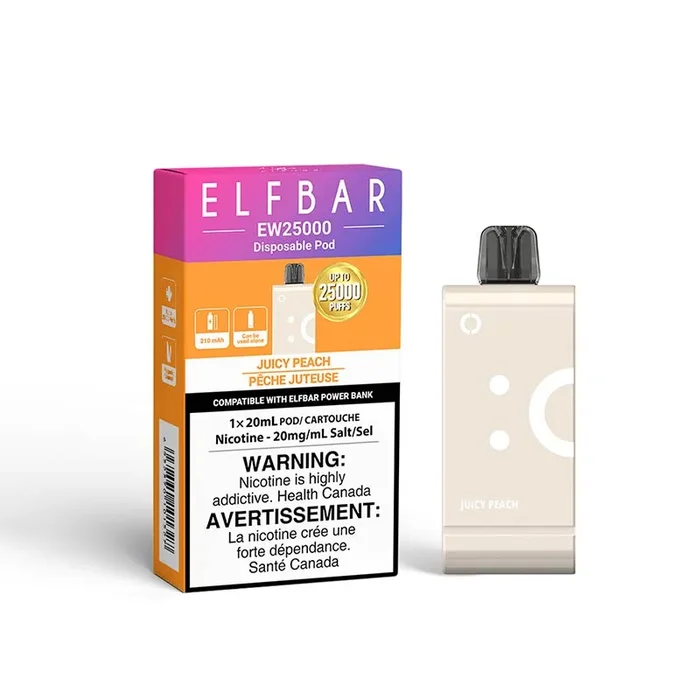 ELF Bar EW25K Disposable Pod – Juicy Peach