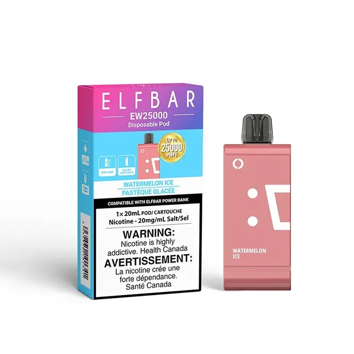 ELF Bar EW25K Disposable Pod – Watermelon Ice (ON)