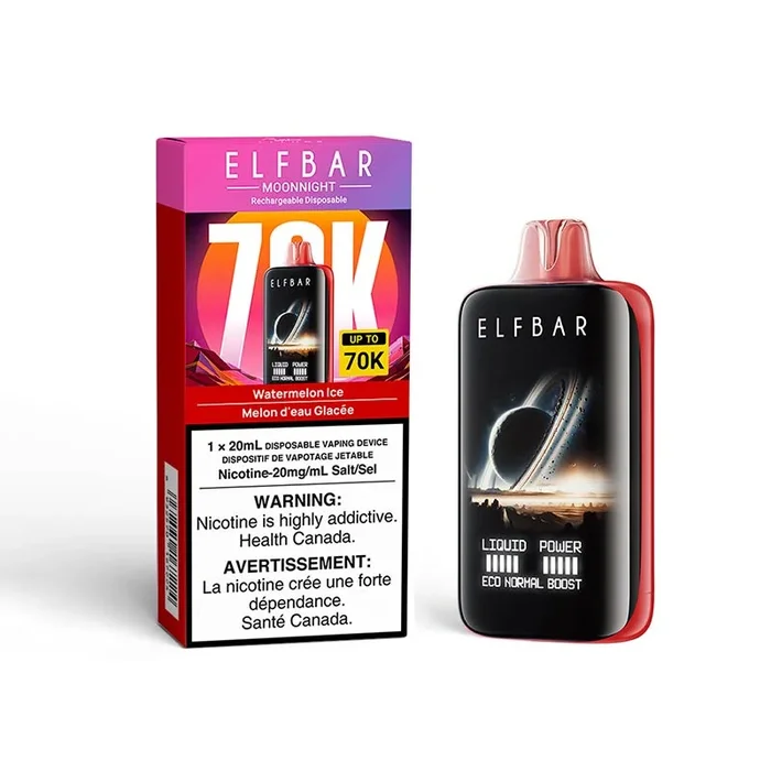 ELF Bar MoonNight 70K Disposable – Watermelon Ice