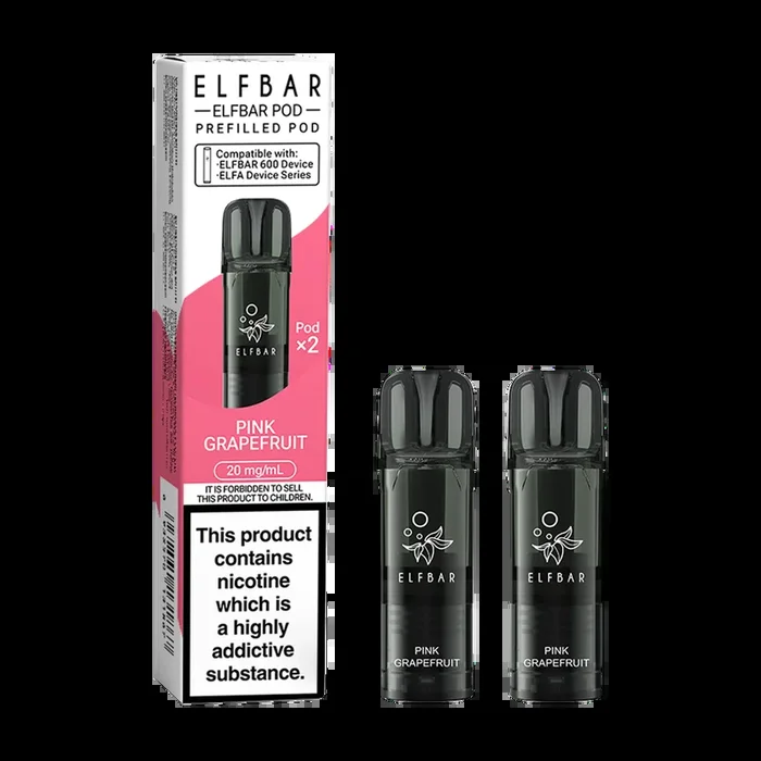 Elfbar 600 Pods Pink Grapefruit Flavor
