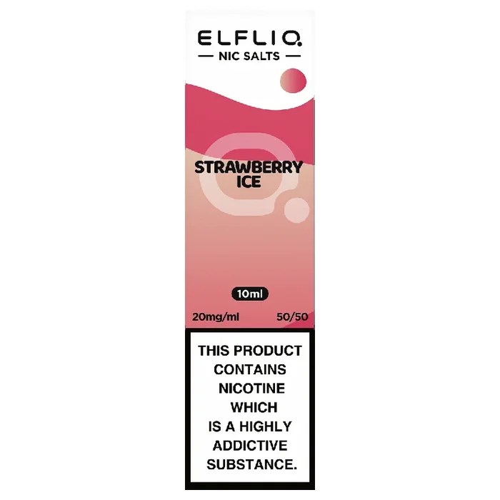 Elfliq Nic Salt Strawberry Ice by Elfbar – 10ml
