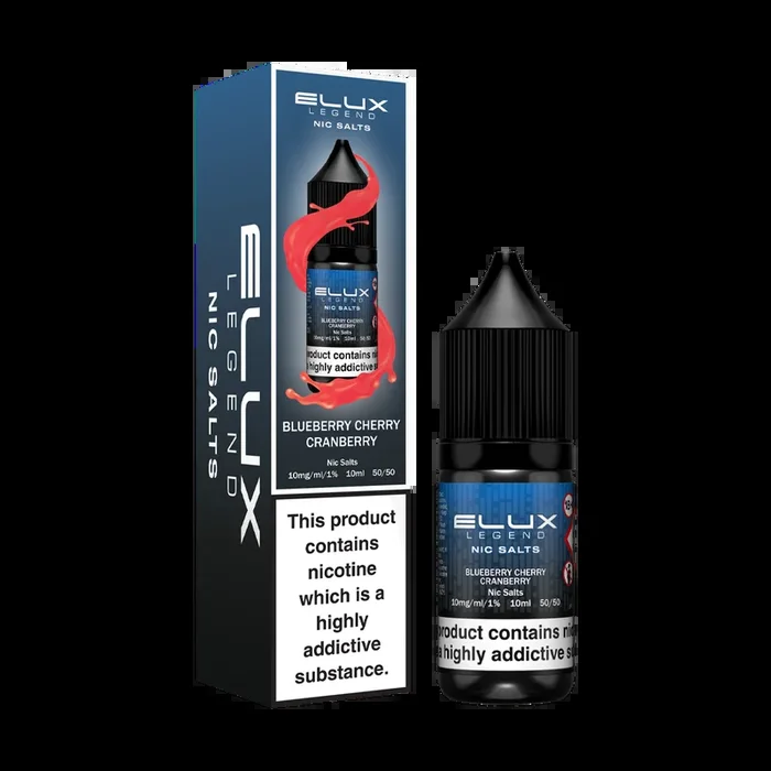 Elux Legend Blueberry Cherry Cranberry Nic Salts 10ml