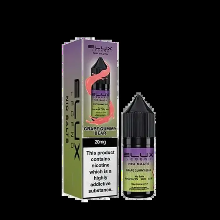 Elux Legend Grape Gummy Bear Nic Salt