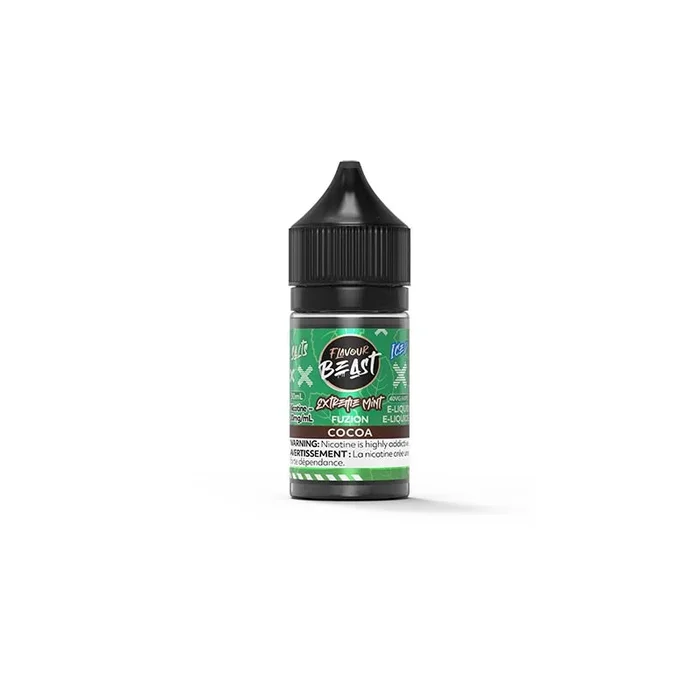 Extreme Mint Fuzion Cocoa (Iced) by Flavour Beast Salt (ON)