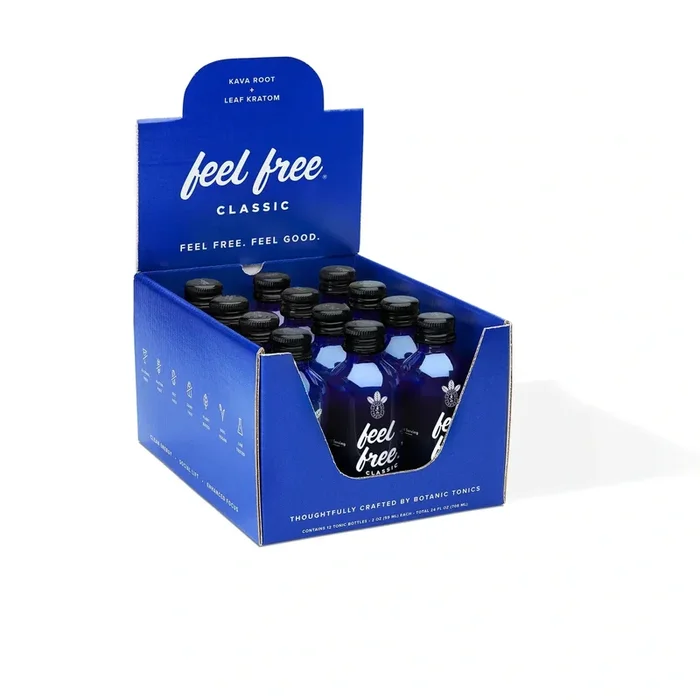 FEEL FREE KAVA KRATOM 2OZ SHOTS (12CT BOX)