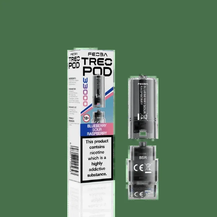 Feoba Treo 33000 Prefilled Pod Blueberry Sour Raspberry