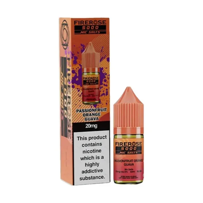 Firerose Nic Salt E-Liquid Passionfruit Orange Guava