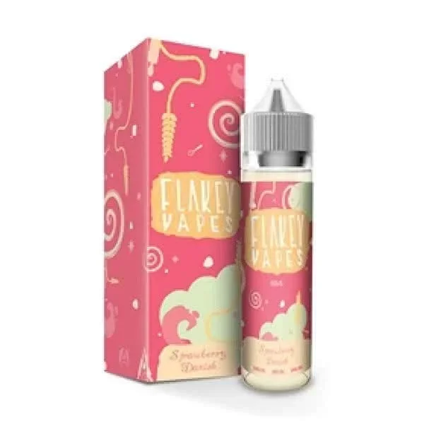 Flakey Strawberry Danish Max VG E-Liquid 50ml Short fill