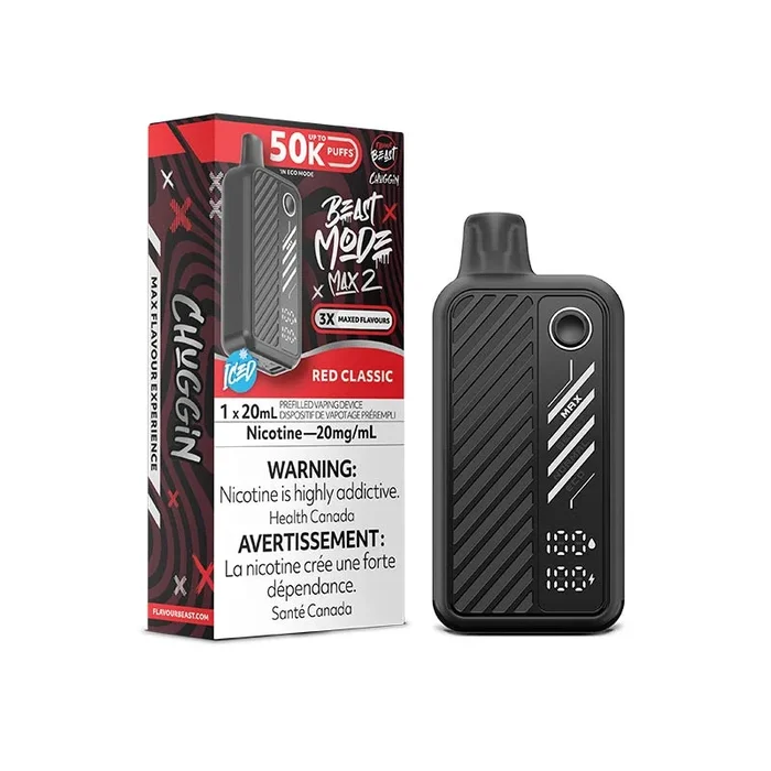 Flavour Beast Beast Mode Max 2 Disposable – Red Classic (ON)