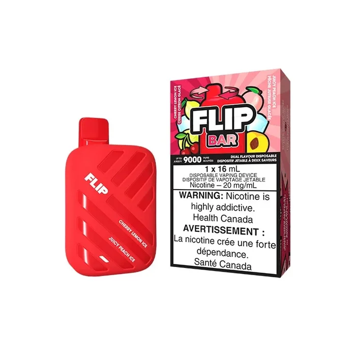 Flip Bar 9000 Disposable – Cherry Lemon Ice & Juice Peach Ice
