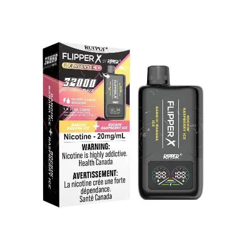 Flipper X 32K Disposable Vape by Ripper – 32000 Puffs – 20mL