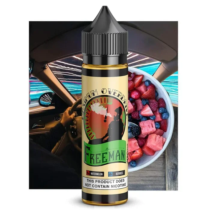 Freeman Vapes Maximum Overdrive – Max VG E-Liquid 50ml Short fill