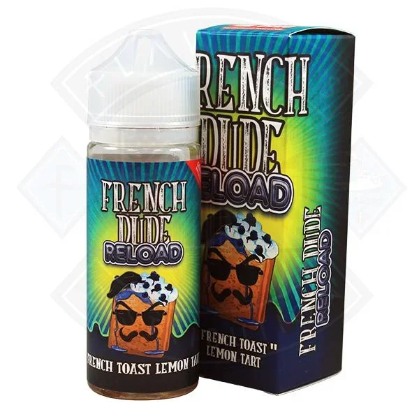 French Dude Reloaded “French Toast ” Lemon Tart 0mg 100ml Shortfill