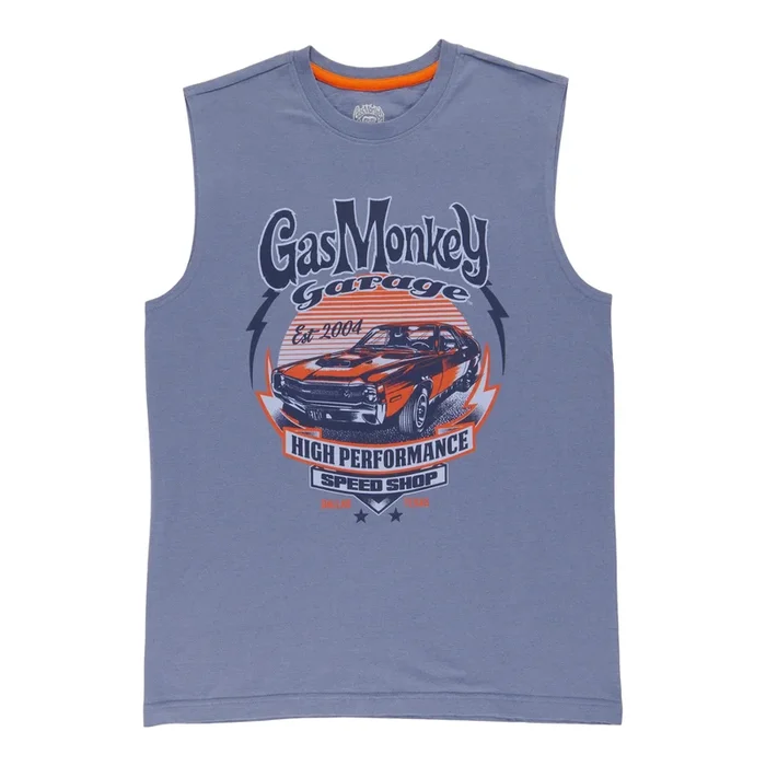 Gas Monkey Men’s Crew Neck Tank Top