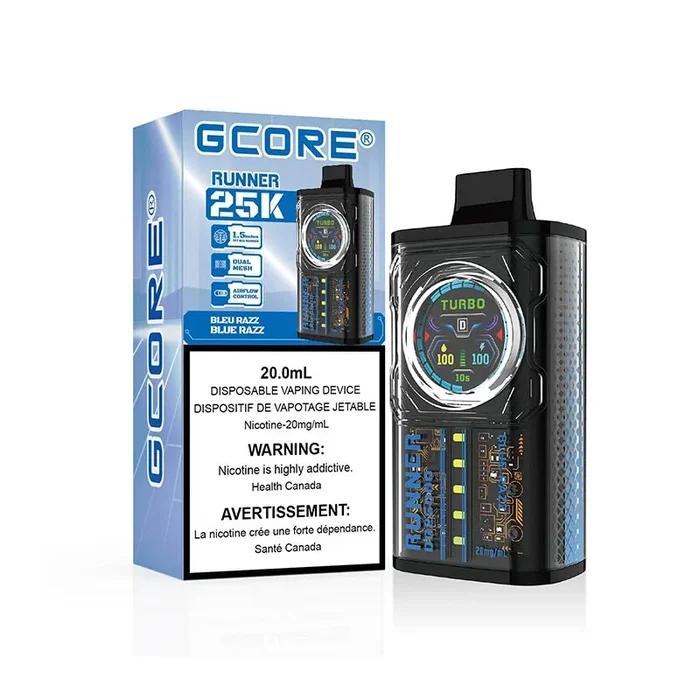 Gcore Runner 25K Disposable – Blue Razz