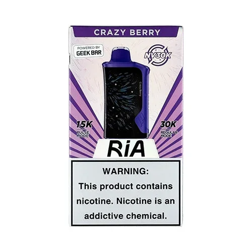 Geek Bar Ria NV30K – Crazy Berry