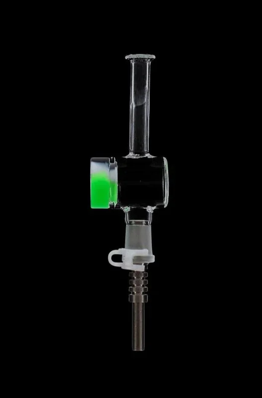 Glass Nectar Collector with Silicone Reclaim Catcher