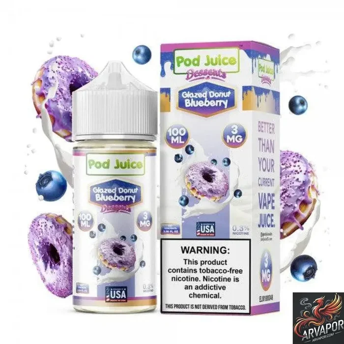 Glazed Donut Blueberry – POD Juice Synthetic 100mL