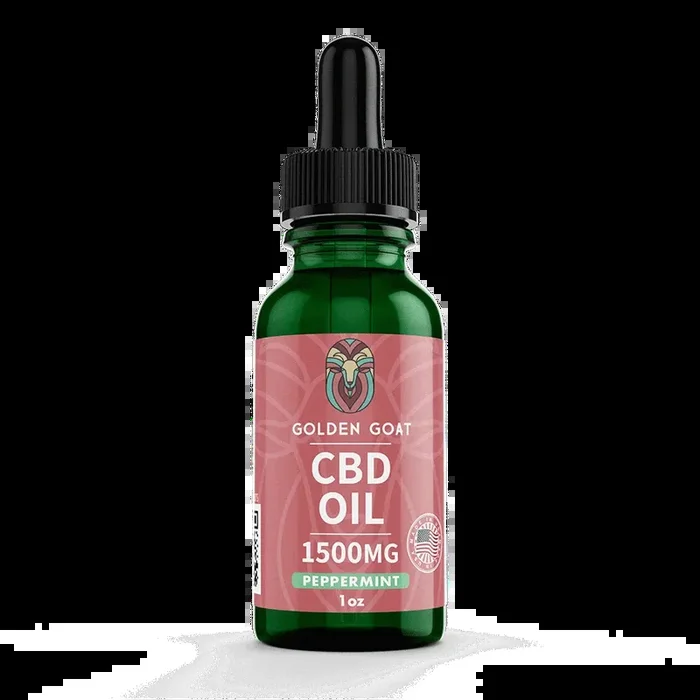 Golden Goat – CBD Hemp Oil – 1500MG – Peppermint
