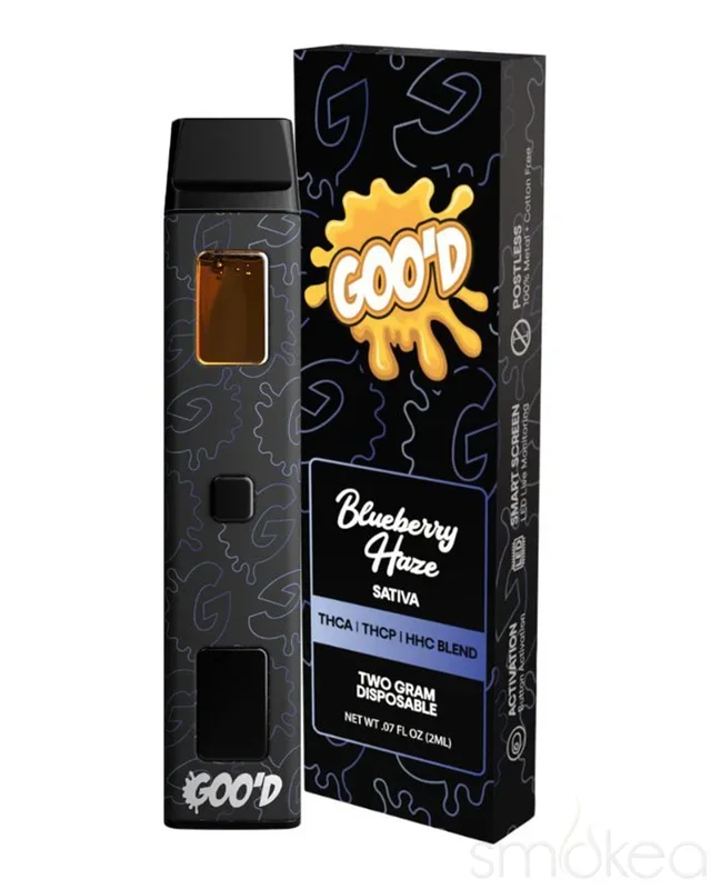 Goo’d 2g THCA Blend Vape – Blueberry Haze
