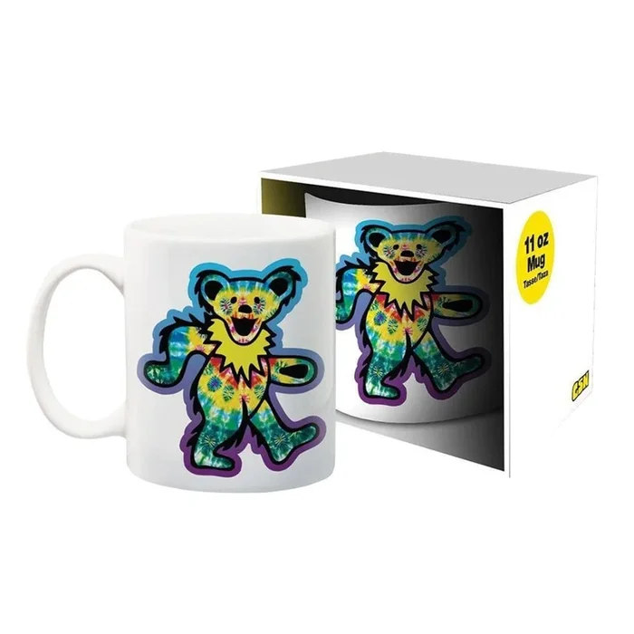 Grateful Dead Rainbow Bear Ceramic Mug | 11oz