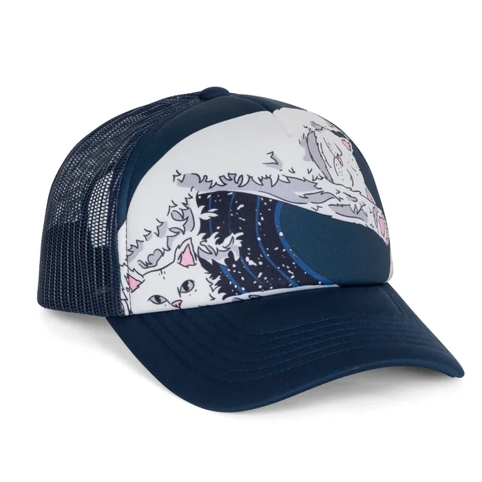Great Wave Trucker Hat (Slate)
